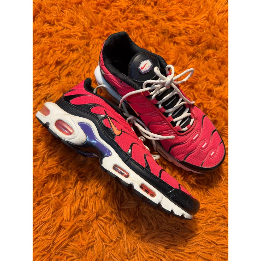 Nike Air Max Plus TN Red Black Purple DJ5138-600 Mens 10.5 Running Shoes
